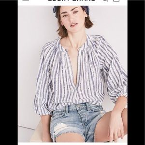 Lucky Brand Boyfriend distressed cutoff shorts